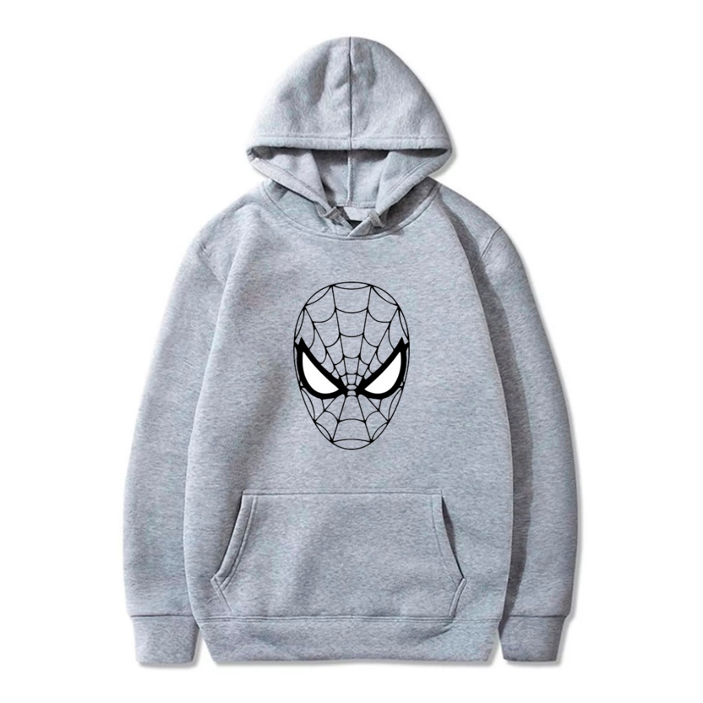 Moletom Canguru Infantil Homem Aranha Blusa de Frio Estampada