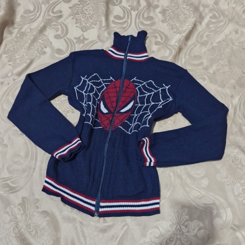suéter  infantil  do homem  aranha