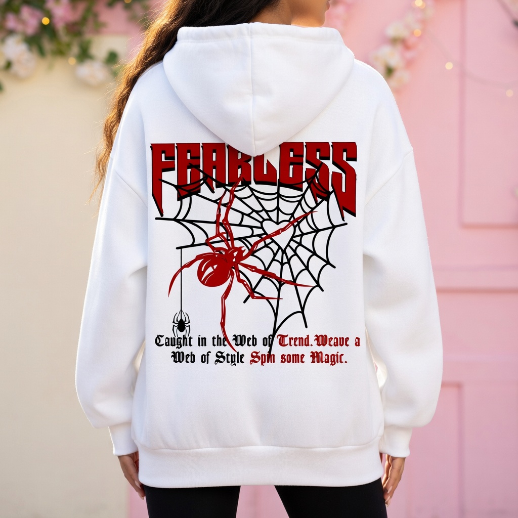 Blusa Moletom Canguru Personalizada De Aranha Coração Teia Beutiful Para O Frio 100% Algodão