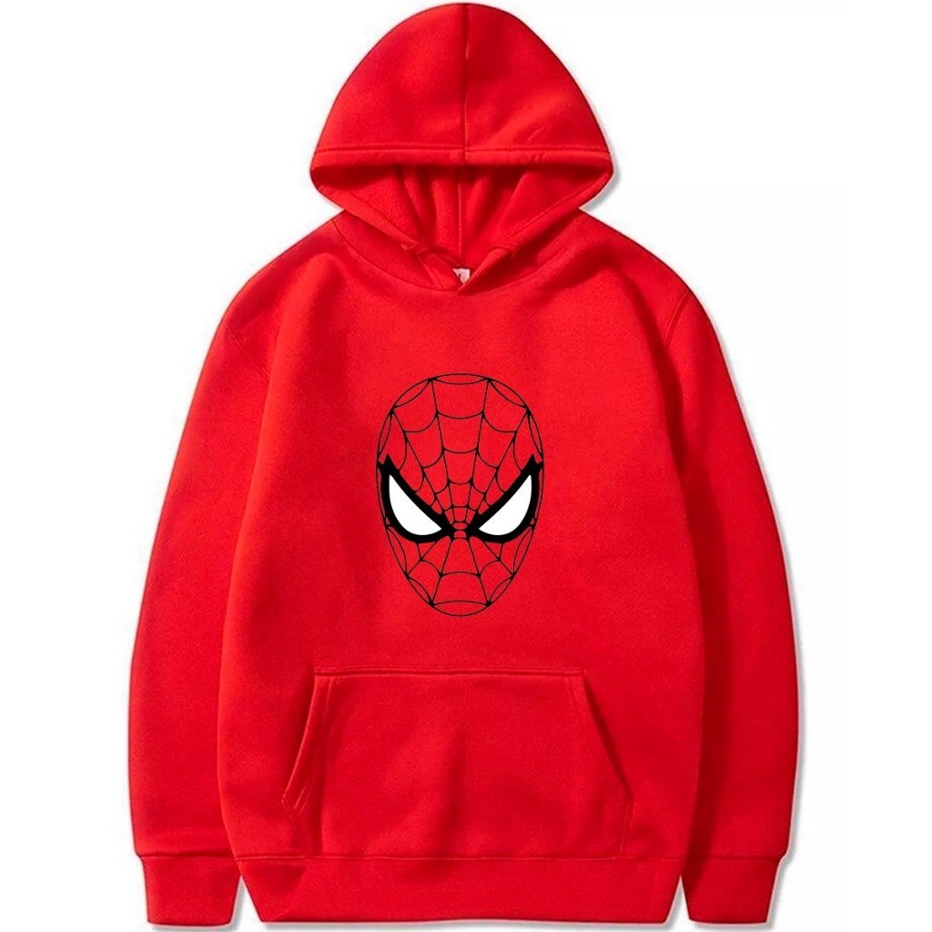 Moletom Canguru Infantil Homem Aranha Blusa de Frio Estampada life
