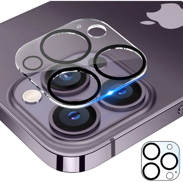 Película Proteção Câmera Inteira Traseira Para iPhone15/15 Plus/15 PRO/15 PROMAX Ultra HD