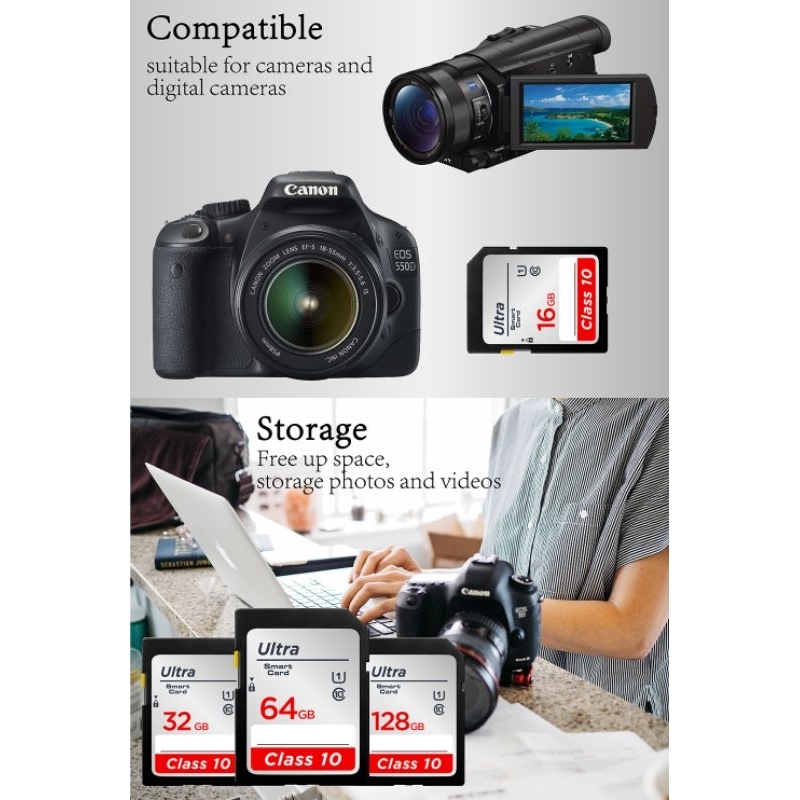 cartão de memória sdxc câmeras computador sdcard ultra smart CARD para câmeras fotográfica 64gb 32gb