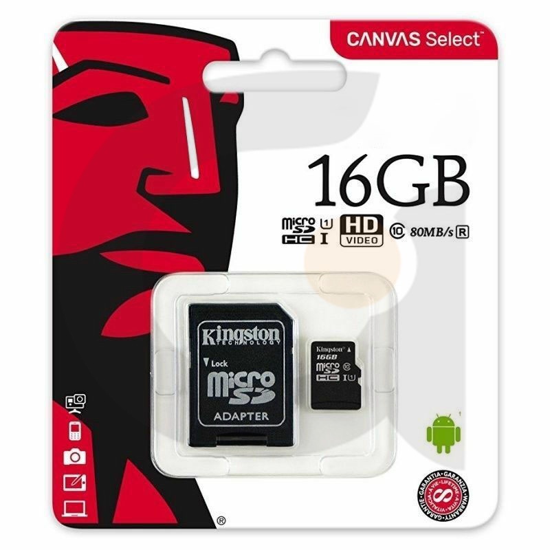 Cartão De Memória Kingston Ultra High Speed 100 Mb/s UHS-I Classe 10 Micro SD/TF 16GB 32GB 64GB 128GB 256GB Saída Segura