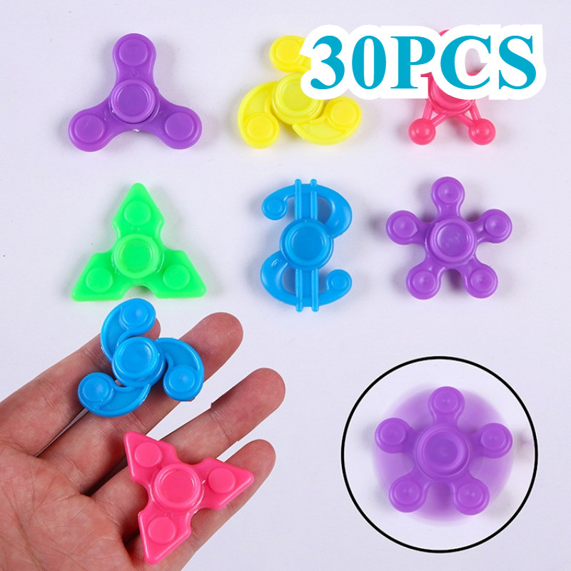 30pcs 10pcs 4cm Giroscópio De Ponta Do Dedo Infantil Plástico Mini Atacado De Brinquedos De Quebra-Cabeça