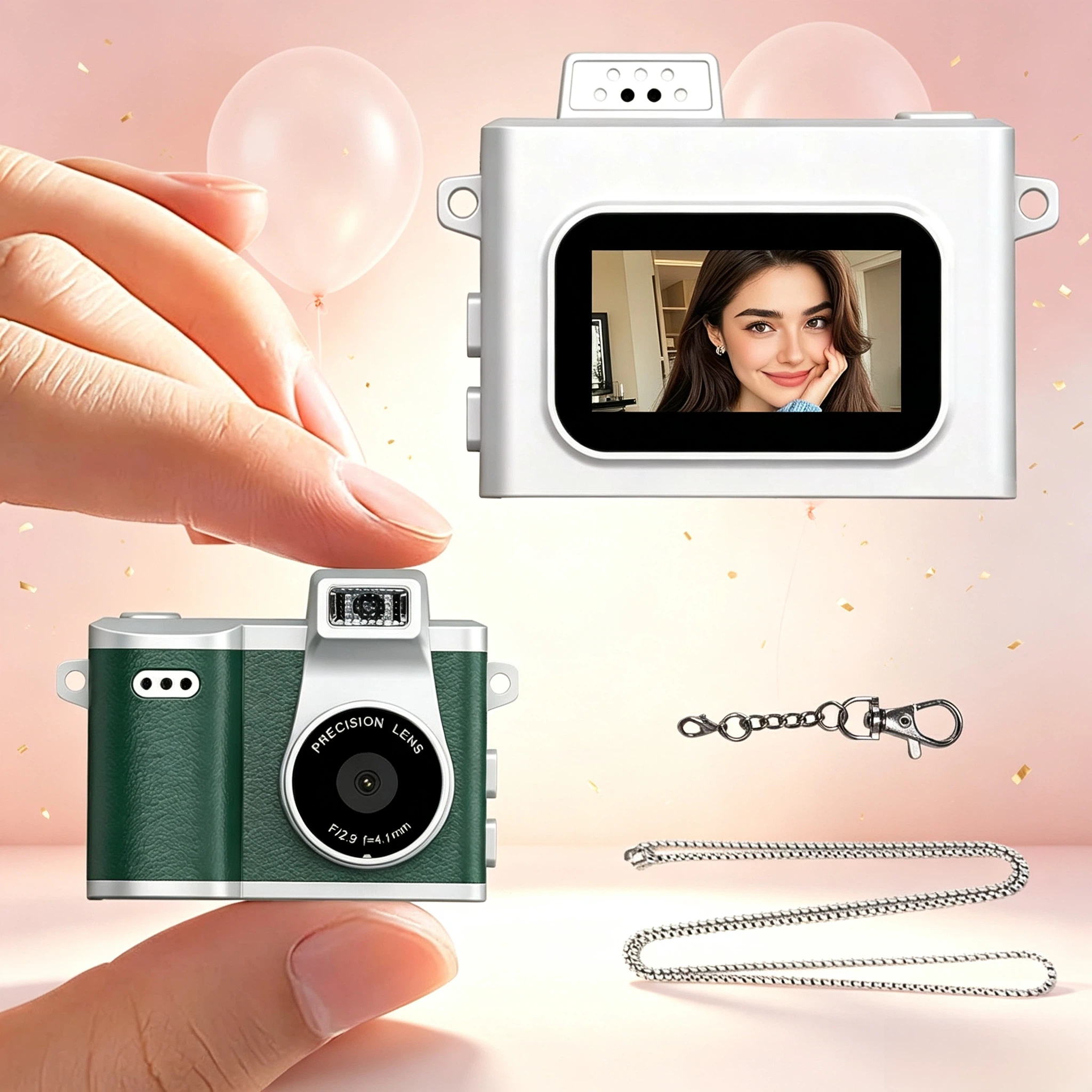 Câmera Digital Ultra 12MP 1080P – Presente de Aniversário para Meninas e Meninos de 3 a 12 Anos, Câmera de Vídeo HD para