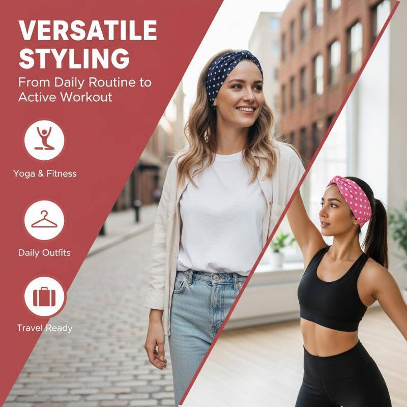 [BANY] 1 Peça Estilo Boho Elegante Versátil Largo s Y2K Retrô Bolinhas Estiramento Feminino Menina Ioga Esportes Namoro