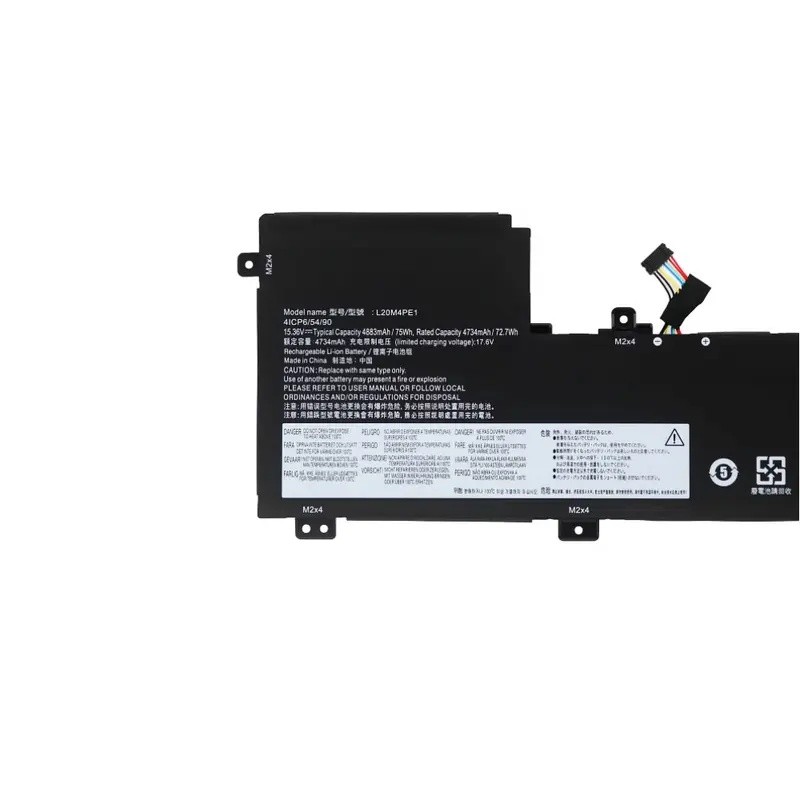 15.3V 75Wh Para Lenovo IdeaPad 5 Pro-16ACH6 16IHU6 Criador 5 Série L20M4PE1 L20L4PE1 L20C4PE1 Bateria Laptop