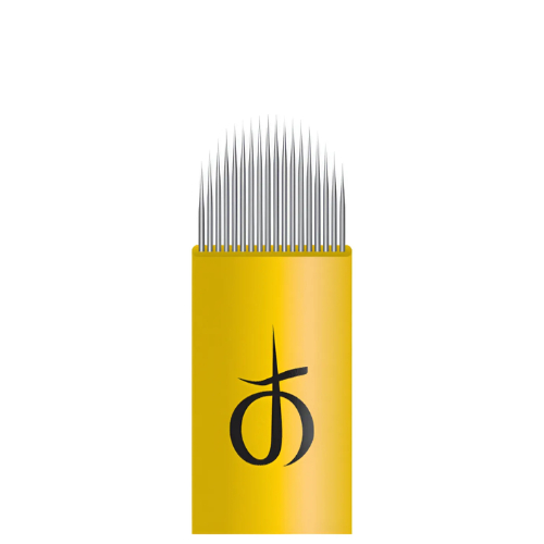 Laminas Phibrows 18u 0,18mm Master Blade U304 Stainless Steel - Dourada