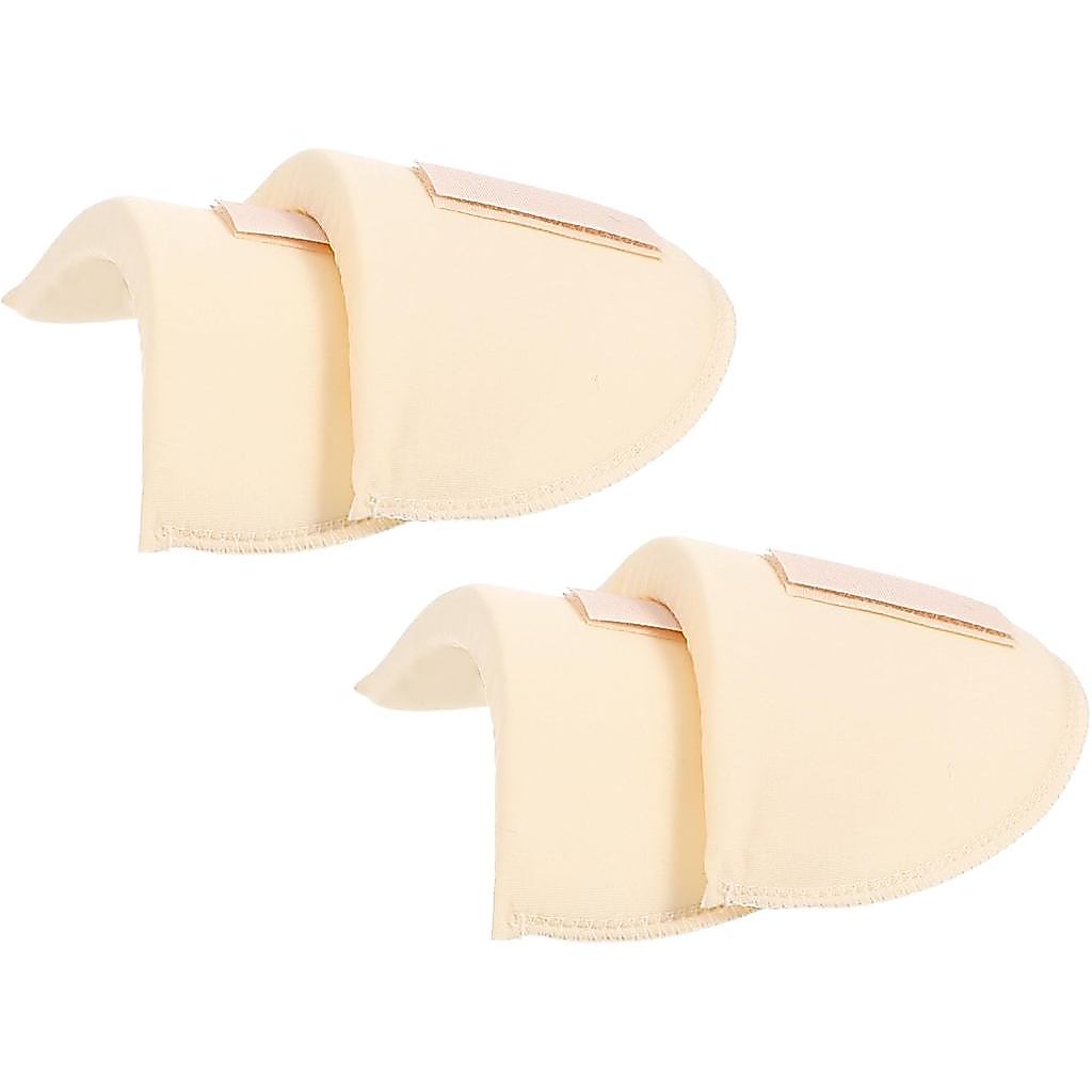 2 Pairs Shoulder Pads for Womens Clothing, Set-in Shoulder Pads with Anti-Slip Design, Reusable Soft Sponge Pad for Men'