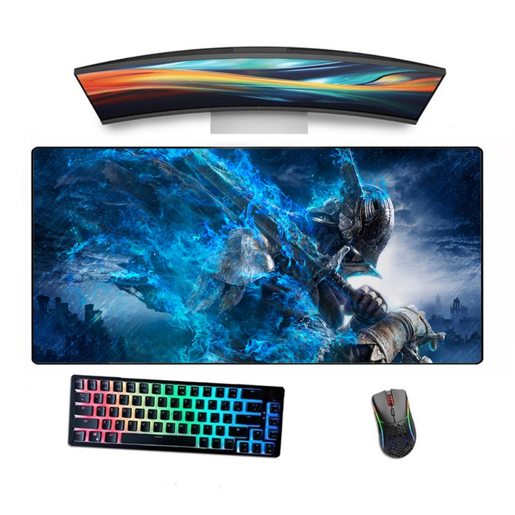 Mousepad Speed Gamer Borda Costurada Ergonómico Estampado Eldn Ring Malênia