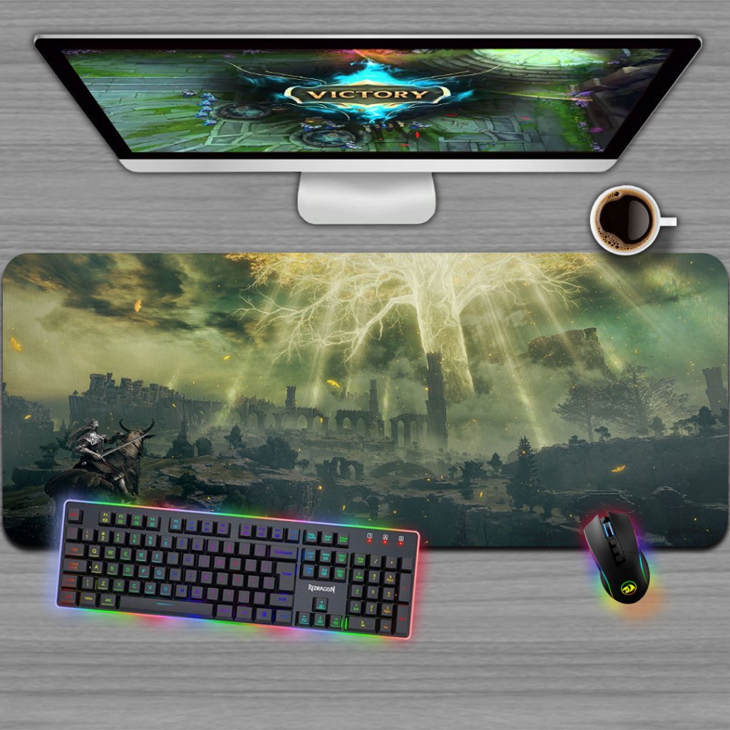 Mousepad Gamer, Tamanhos variados - ELDEN RING TERRAS INTERMÉDIAS