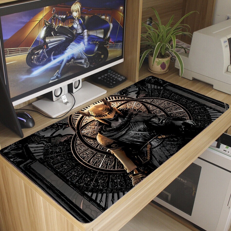 Mouse pad ELDEN RING Antiderrapante diversas estampas 80x35 cm borda costurada