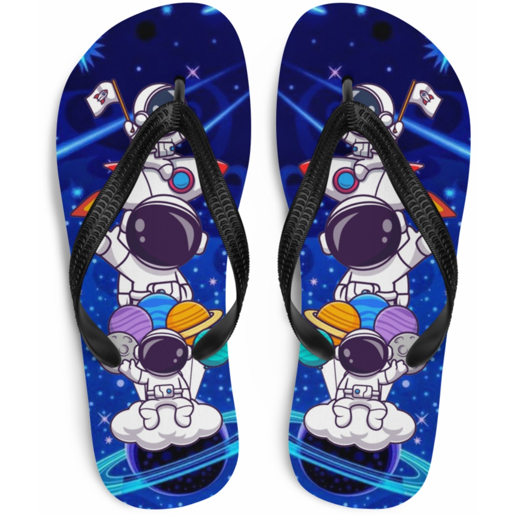 Chinelo Infantil Astronauta Personalizado COM NOME 7 modelos