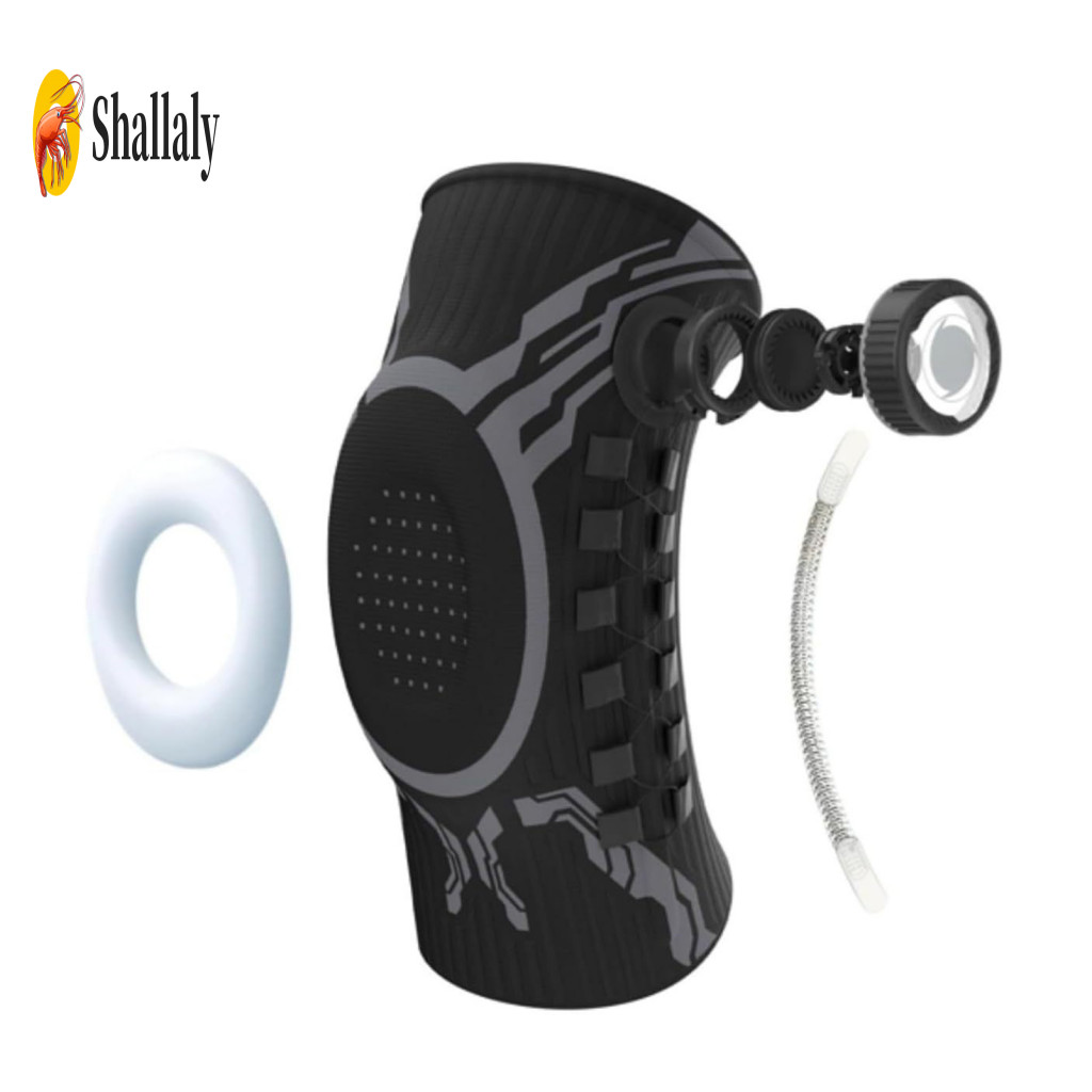 Non Slip Knee Guard Breathable Brace Adjustable with Patella Support Side Stabilizers Compression Sleeve for Meniscus Te