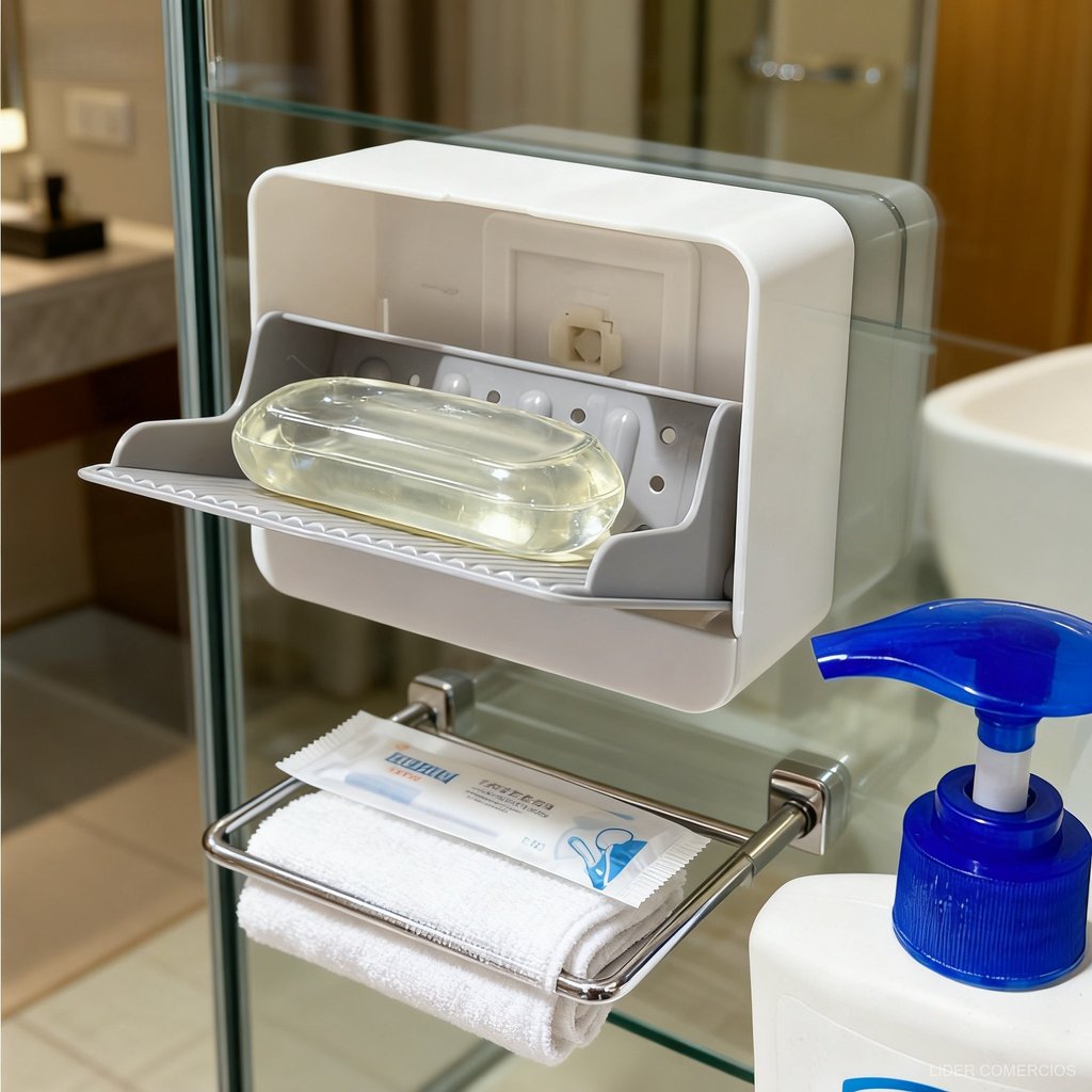 9 Kit Suporte De SabãO Otimizado Para O EspaçO Material Seguro FáCil De Limpar Resistente à Umidade E PortáTil