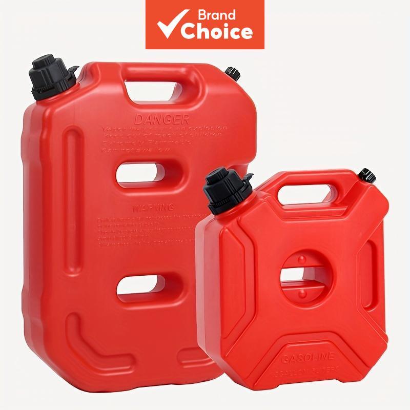 KOETSU Tanque de combustível portátil PE espessado, galão marítimo para motores de popa, 5L/10L, preto & vermelho, para