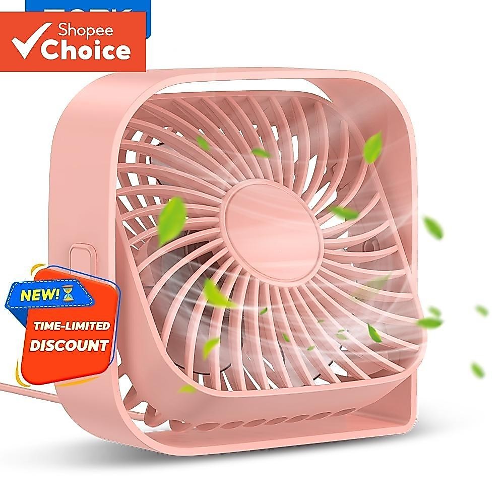 TOPK Ventilador De Mesa USB Portátil Motor Sem Escova De Alta Qualidade Silencioso Alto Fluxo De Ar StylishMini