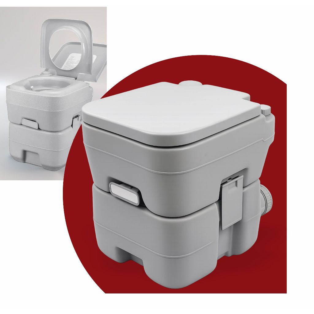 Banheiro Químico Camping Vaso Sanitário Portátil Para Barco Motor Home Vans E Trailers Eventos Externos Trilhas Pescaria