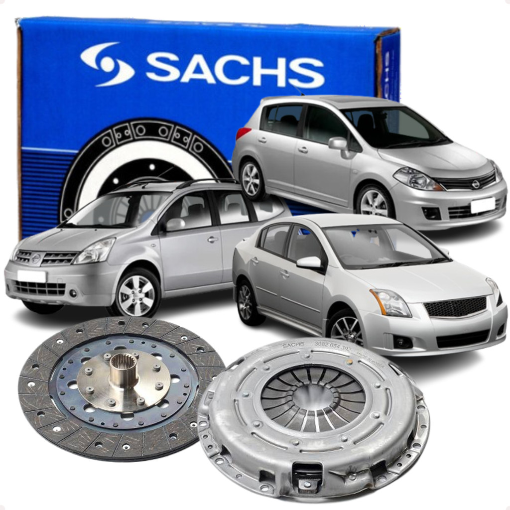 Kit Embreagem Sem Atuador Livina Sentra Tiida 2006 2007 2008 2009 2010 2011 2012 2013 2014 2015