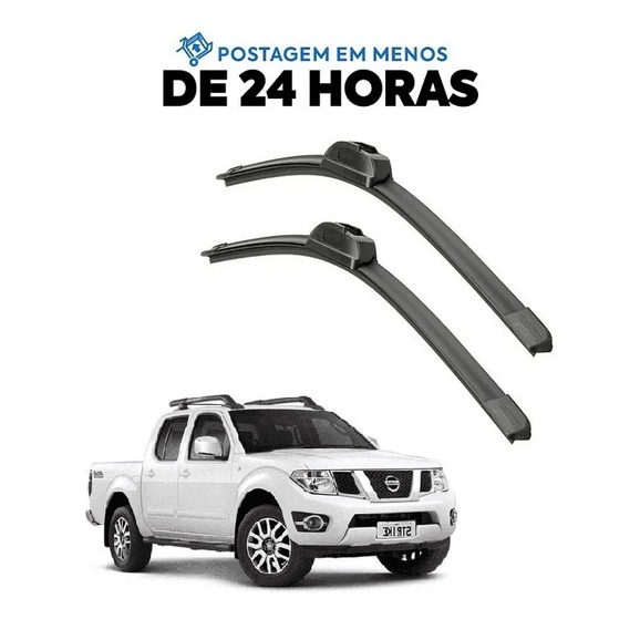 Par Palheta Limpador Parabrisa Frontier 2007 2008 2009 2010 2011 2012 2013 2014 2015