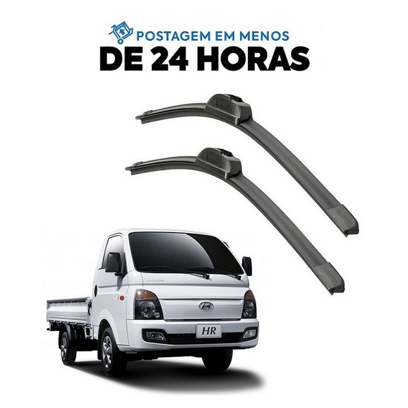 Kit Palheta Limpador Parabrisa HR 2007 2008 2009 2010 2011 2012 2013 2014 2015