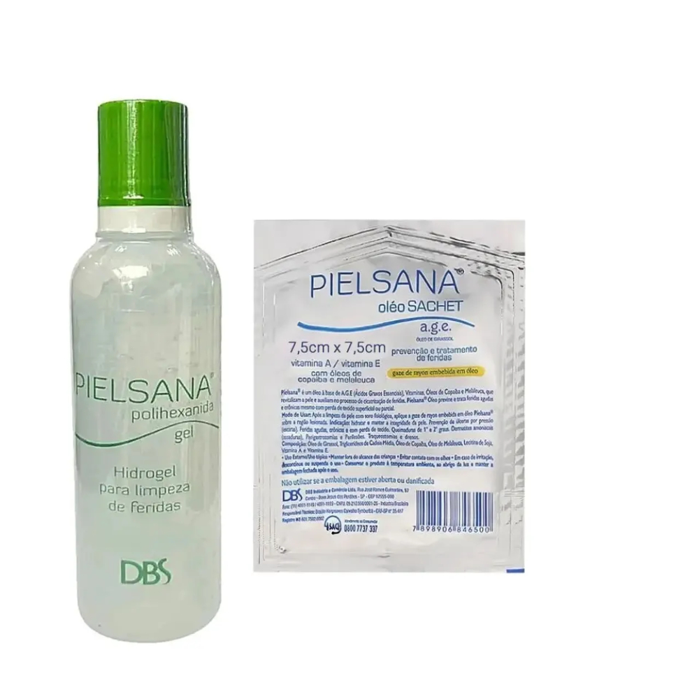 Kit Hidrogel 50ml + 3 Sachet gaze de rayon 7,5 x7,5 cm