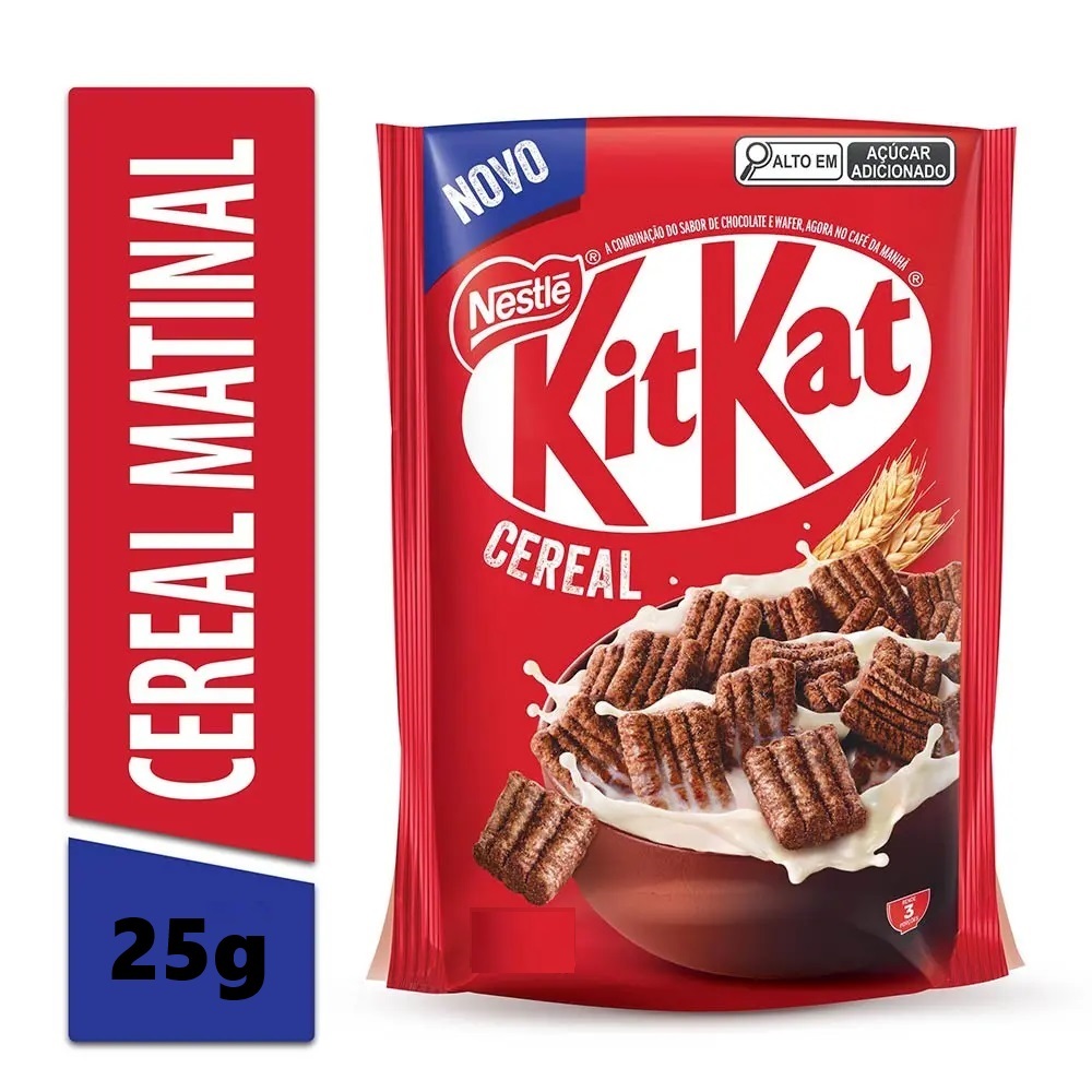 Kit 10 Sachet Kit Kat Cereal Matinal 25g - Cabe Na Lancheira