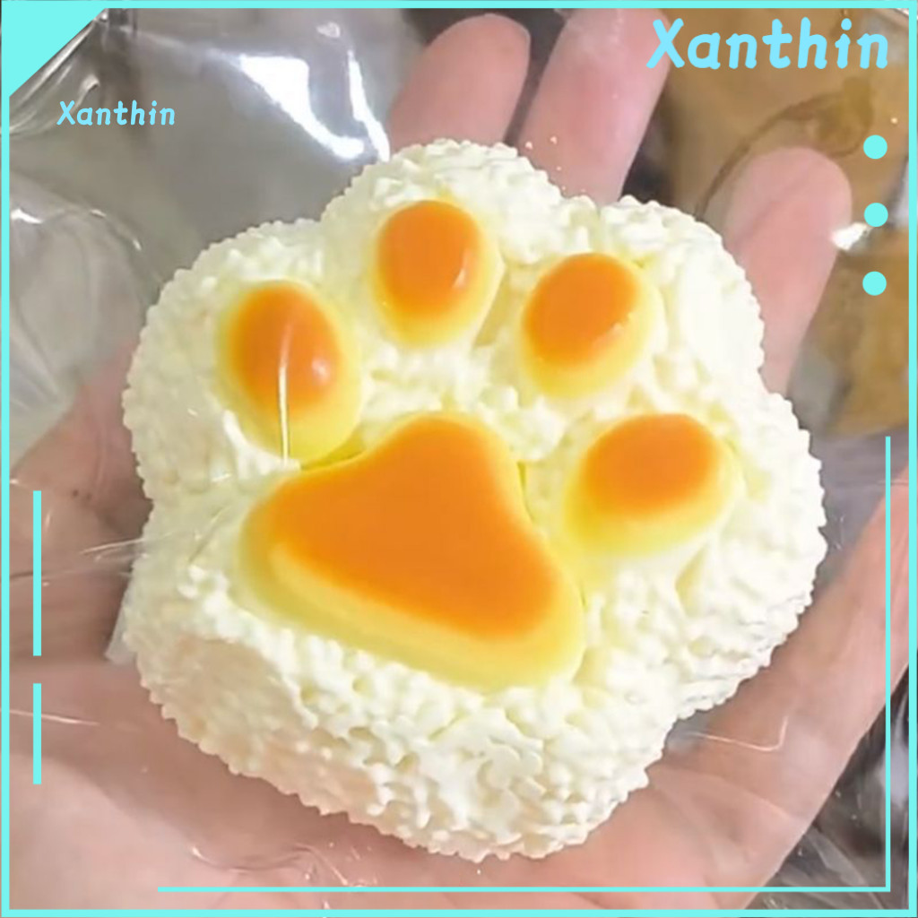 Cat Paw Toy Stress Ball 1/2/5 Pcs Relief Toys Soft Tpr Squeeze Balls Fidget Claw for Kids Adults Cute Kitten Pinch for R