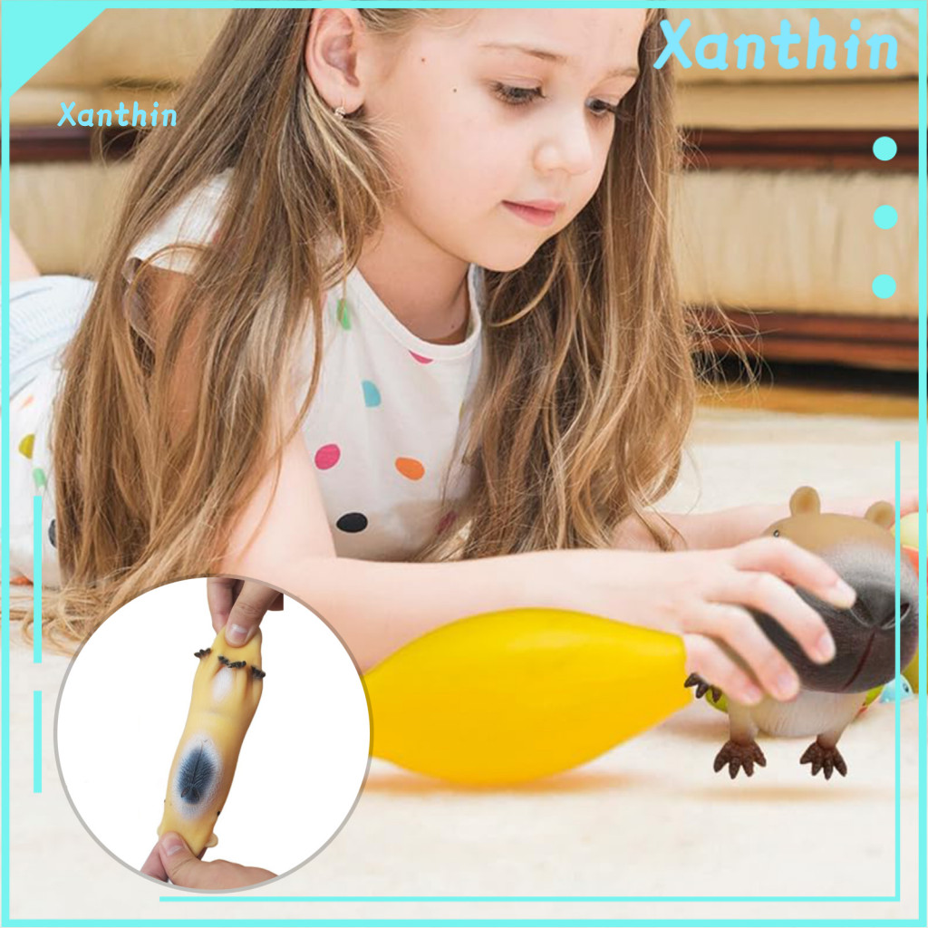 Animal Squeeze Toy 1/3/5 Pcs Capybara Stress Relief Fidget Ball for Kids Teens Adults Soft Tpr Portable Anxiety Focus Ai