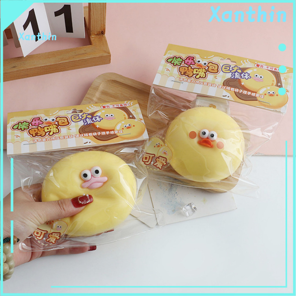 Office Stress Ball Adults Relief Toy Cartoon Steamed Bun Squishy Anti-anxiety Slow Rising Fidget Dough Hand Squeeze for