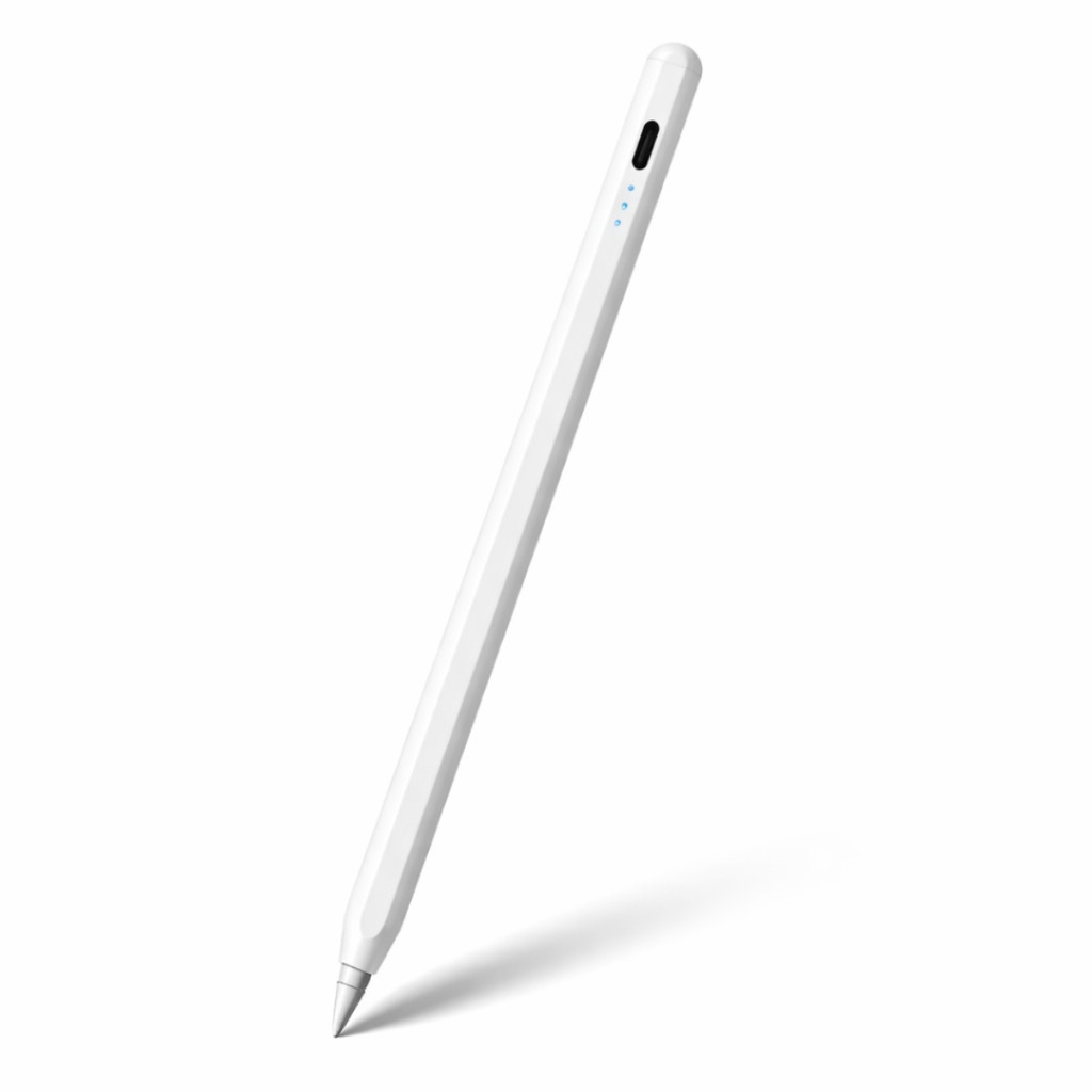 Caneta Touch Stylus Branca Premium Capacitiva Recarregavel Para iPad Pro 12.9 4th gen Blance