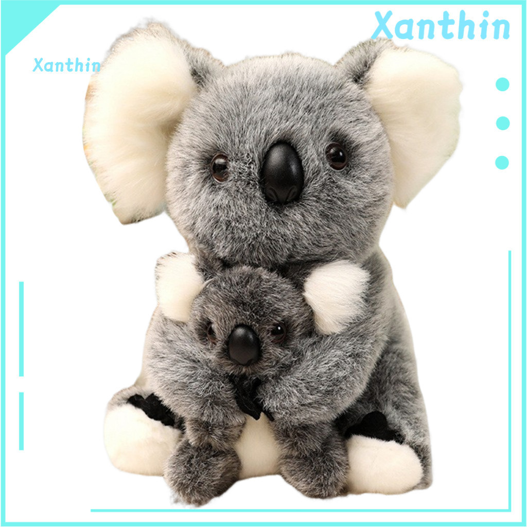 Koala Plushie for Relaxation Plush Toy for Stress Relief 2pcs Set – Soft Hugging Companion Dolls for Emotional Healing