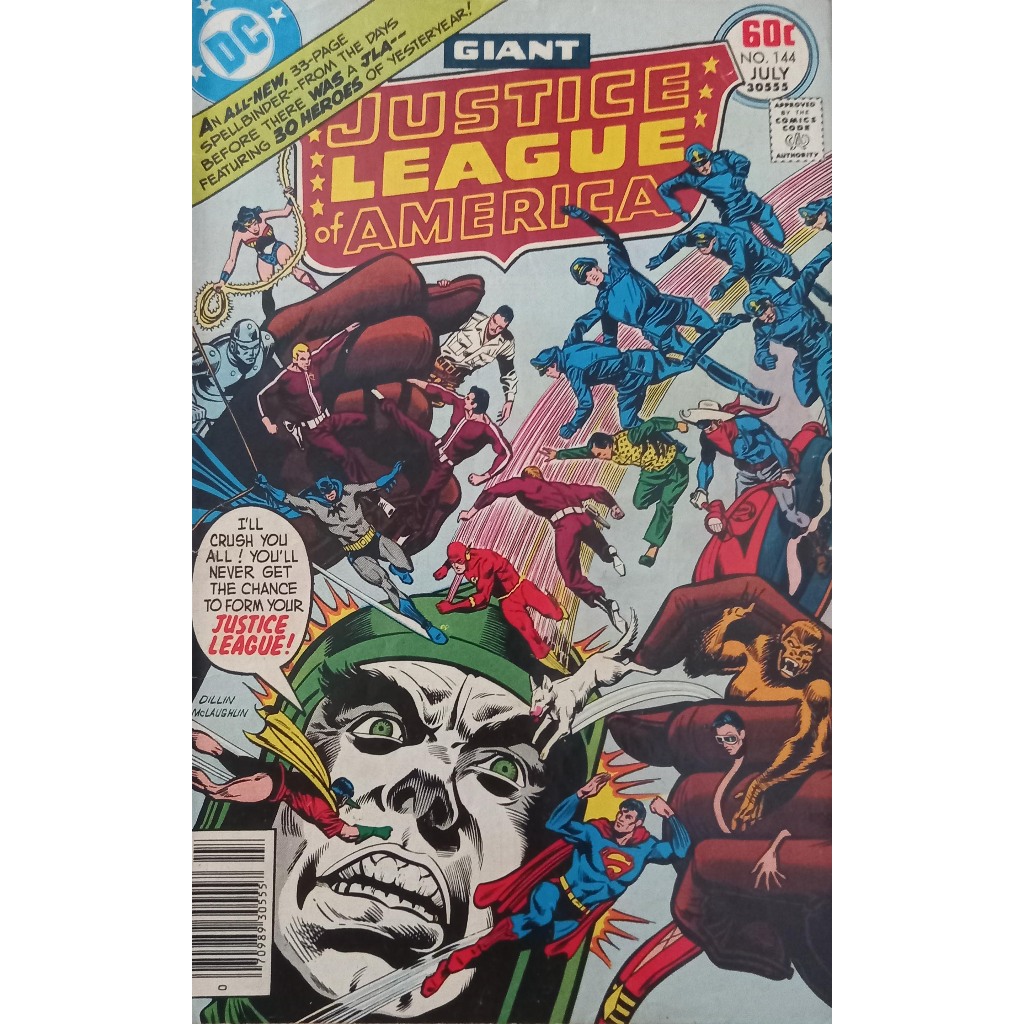 Hq DC Giant Justice League of America 144 - Vintage - Importada - 1977