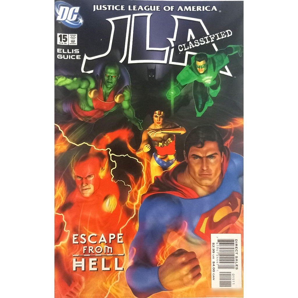 Hq DC JLA Classfied 15 - Justice League of America - Importada - 2006