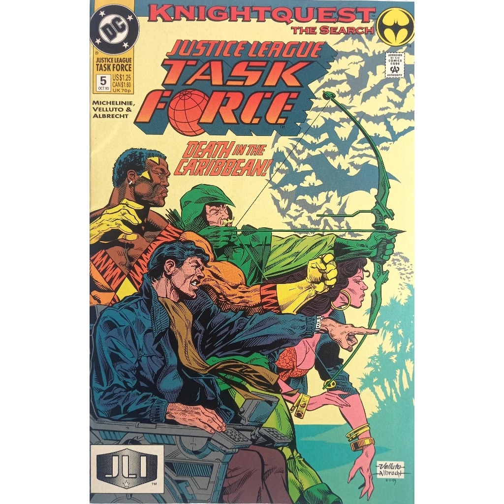 Hq DC Justice League Task Force 5 - Vintage - Importada - 1993