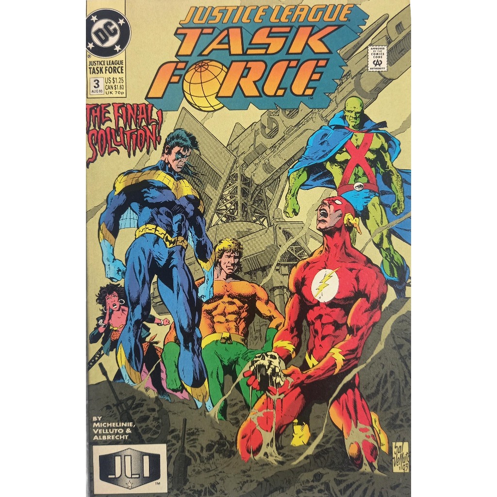 Hq DC Justice League Task Force 3 - Vintage - Importada - 1993