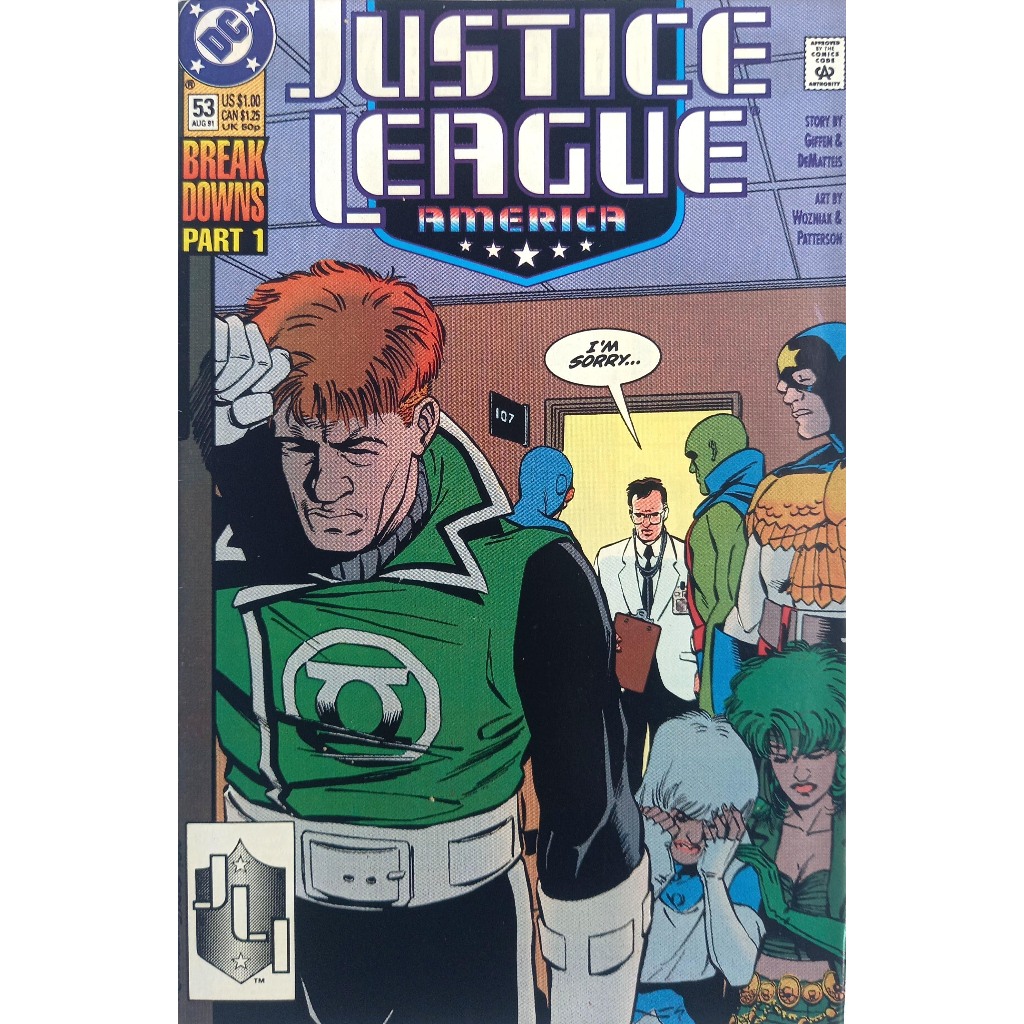 Hq DC Justice League America 53 - Importada - 1991