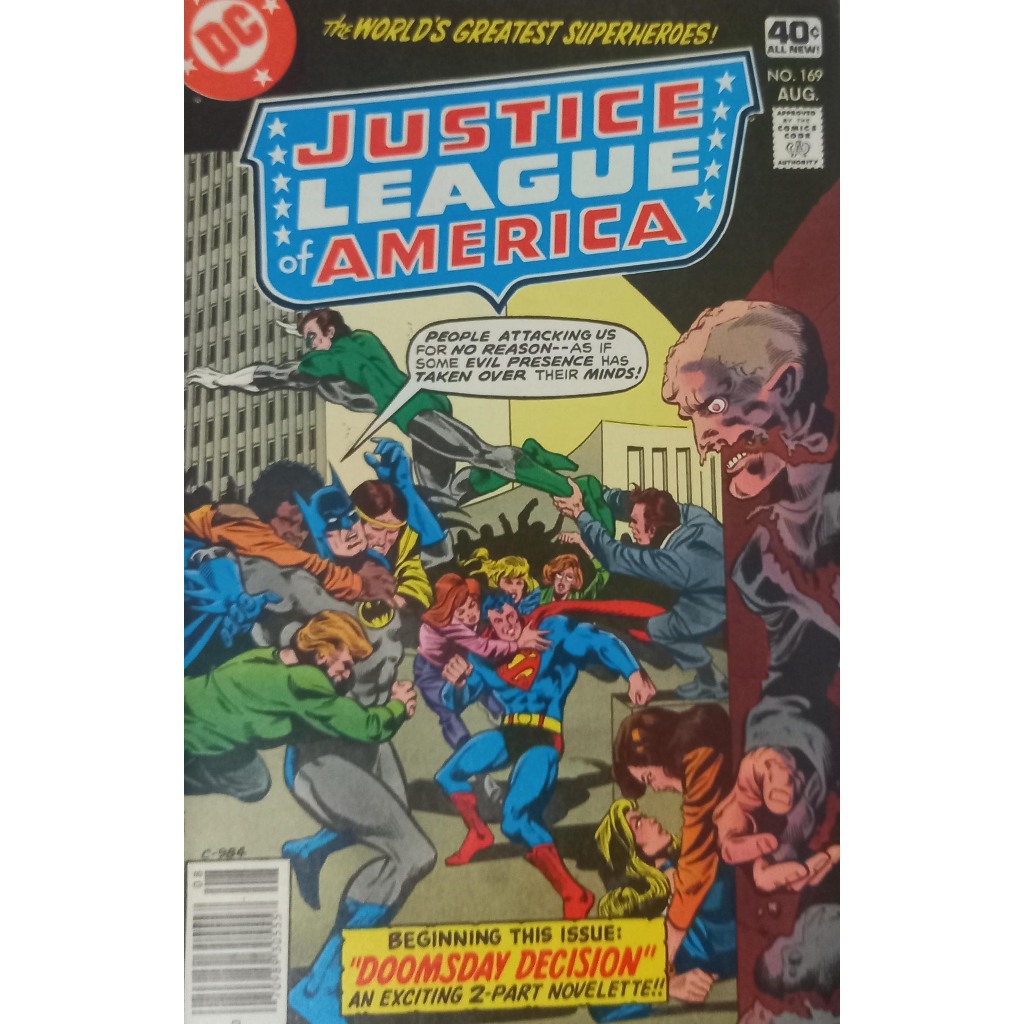 Hq DC Justice League of America 169 - Vintage - Importada 1979