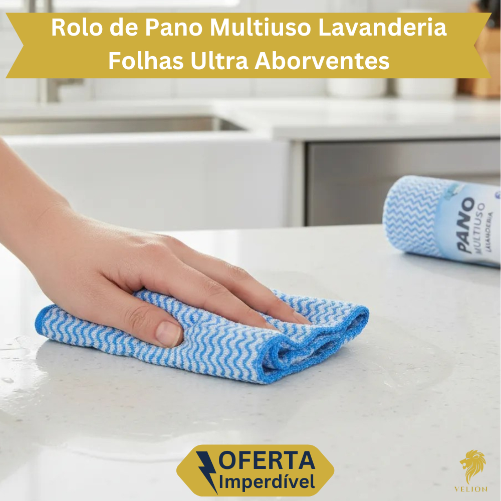 Rolo de 200 Panos Ultra Absorvente Multiuso Toalha De Microfibra De Cozinha De Limpeza Domestíca