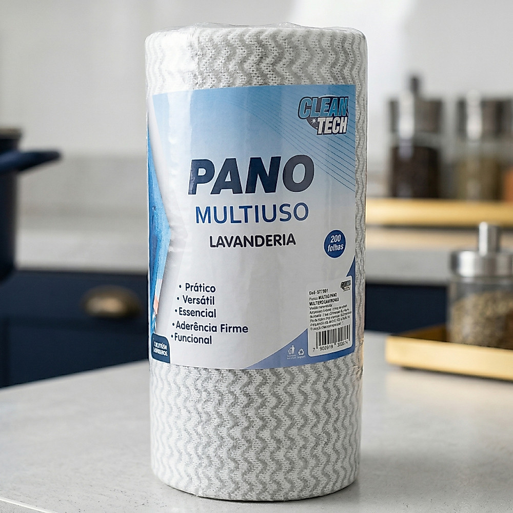 Rolo de Pano Ultra Absorvente Multiuso Toalha De Microfibra De Cozinha De Limpeza Doméstica