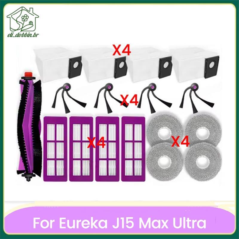 Para J15 Max Ultra Aspirador De Pó Kit Substituição Inclui Escova De Rolo Principal , Lateral , Filtro Hepa , Pano Mop E