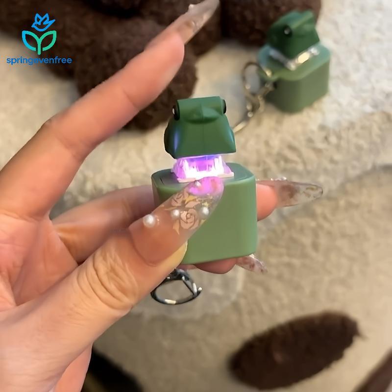Spe Sapo Choroking Brinquedo Fidget Chaveiro Com Luzes Coloridas Alívio Do Estresse Ansiedade Sensorial Diversão Animal