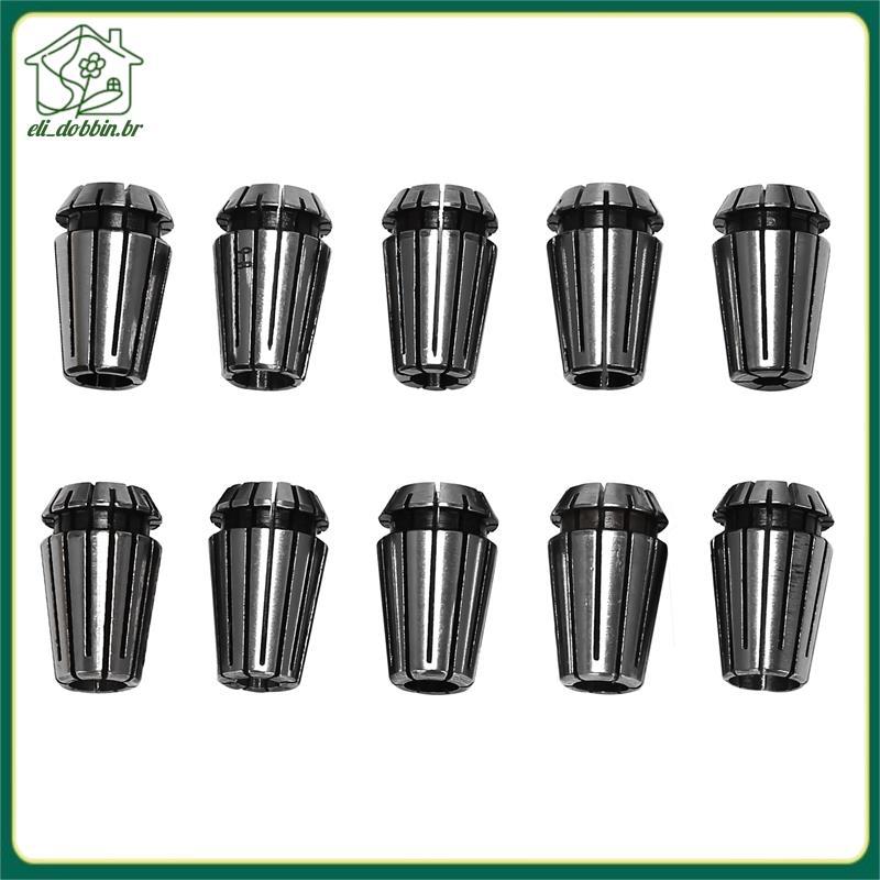 [eli_dobbin.br] 10 Pçs/Set Ultra ER16 1-10MM Conjunto De Pinça De Mola Para Fresagem CNC Ferramenta Máquina De Gravura