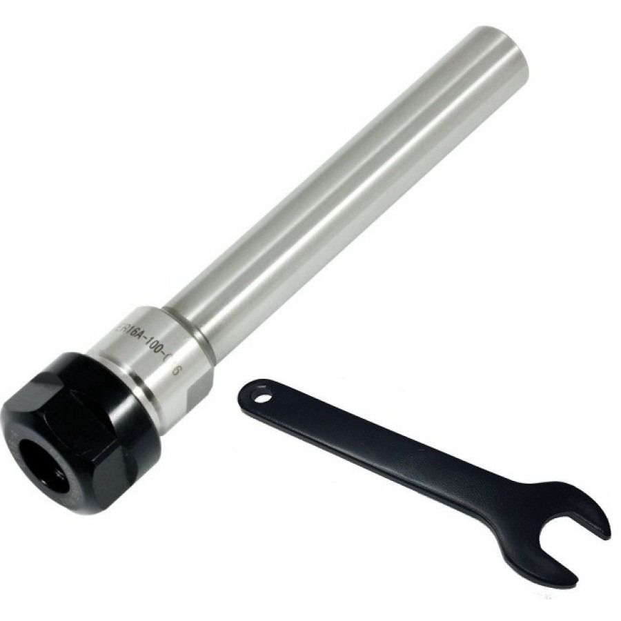 Kit Porta Pinças ER16 Haste Paralela 25x100 mm Chave - JG TOOLS