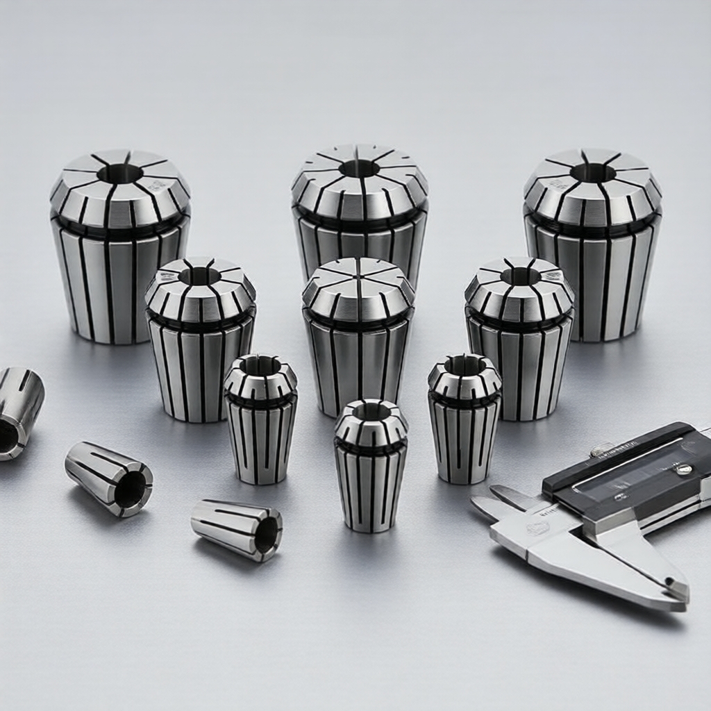 Conjunto de Pinças de Precisão para Fresadoras CNC e Gravadoras ER8 ER11 ER16 ER20 ER25 ER32