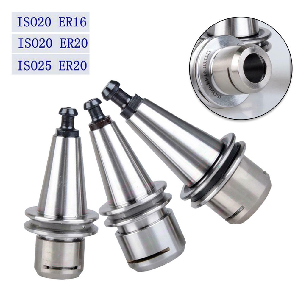 [qkc] Suporte De Mandril De Pinça ISO20 ER16 ISO20 ER20 ISO25 ER20 G2.0/40.000 Para ISO Alto