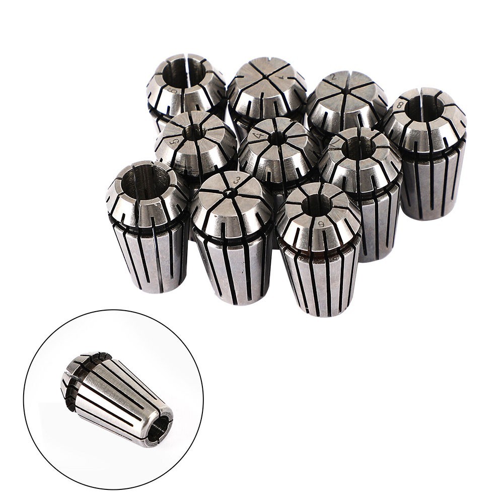 [qkc] ER16 Pinça De Mola De 1 ~ 9.5 Mm Para Fresagem CNC Máquina De Gravação De Ferramenta De Torno