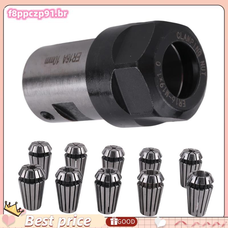10 Pçs Pinça De Mola ER16 Mandril Eixo Do Motor Extensão Haste Torno Ferramentas Titular Interno 10MM