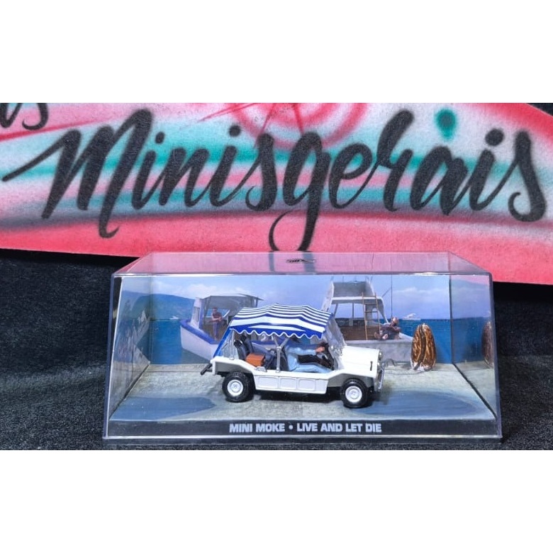 Miniatura MINI MOKE •James Bond 007 - LIVE AND LET DIE