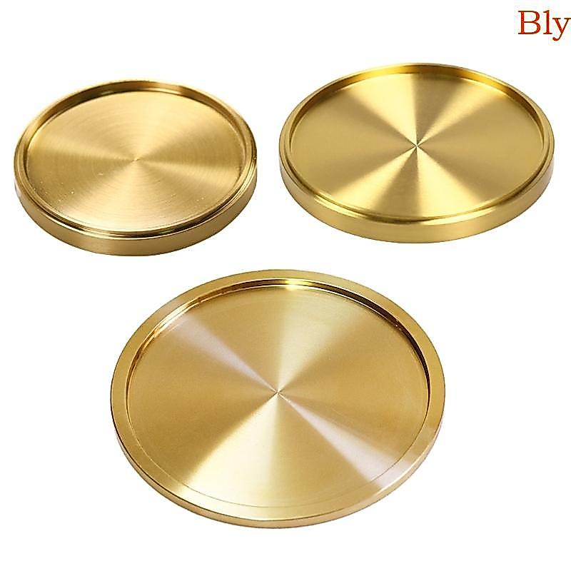 Bly Coasters Cup Tray Cobre Coaster Teacup Tapete Mesa Servir